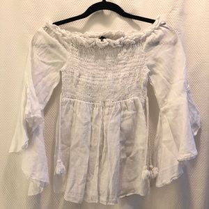 Zara Basic white blouse